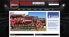 Desktop Screenshot of burleighbombers.com